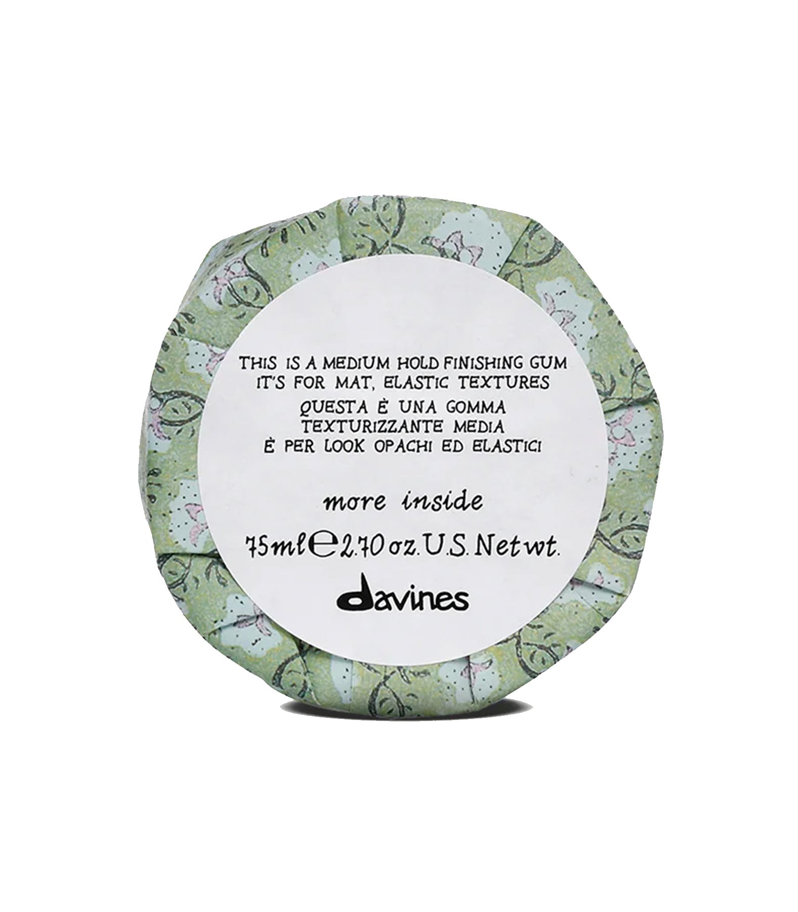 More Inside Medium Hold Finishing Gum 75ML